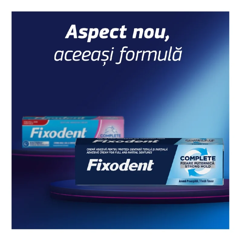 Cremă adezivă pentru proteza dentară Fresh Complete 47 g Fixodent [1]