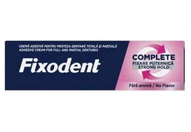 Stomatologice - Crema adeziva pentru proteza dentara Fresh Complete, 47 g, Fixodent