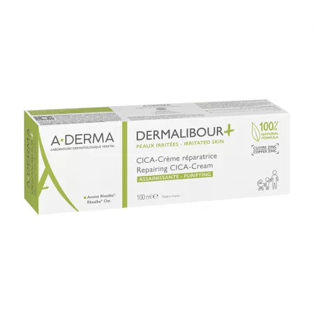 Dermato-cosmetice - Crema anti-iritatii Dermalibour+Cica, 100ml
