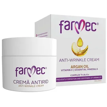 Cosmetice - Crema Antirid Cu Ulei De Argan Farmec X 50ML