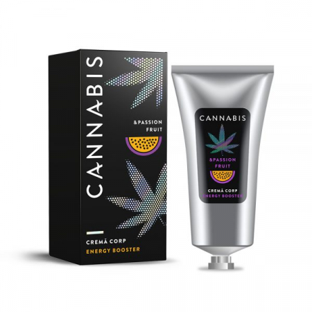 Ingrijire personala, produse cosmetice - Cannabis & Passion Fruit Energy Booster Crema corp, 75 ml