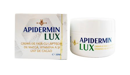 Ingrijire fata - Crema de fata cu laptisor de matca Apidermin Lux, 50 ml