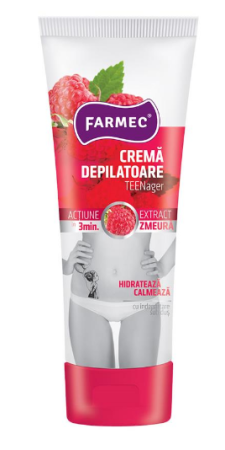 Multivitamine si minerale adulti - Crema depilatoare Teenager Zmeura Farmec 150 ml