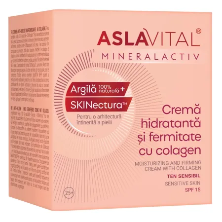 Ingrijire Corp - Crema hidratanta cu colagen pentru fermitate Mineralactiv, 50 ml Aslavital