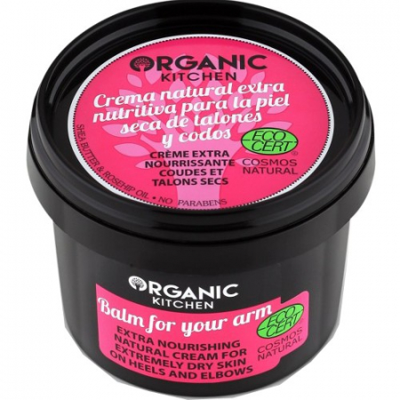 Circulatie periferica deficitara - Crema hidratanta pentru calcaie si coate, 100ml, Organic Kitchen