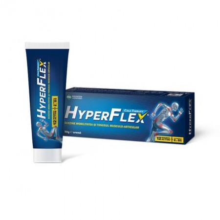 Au, scârțaie și doare-mobilitate scăzută + dureri osoase și articulare - HyperFlex Cold Therapy crema, 50 g