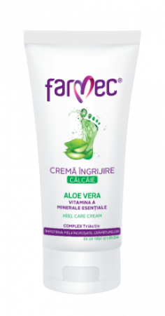 Produse autohtone - Farmec Cremă cu aloe vera pentru îngrijirea călcâielor (6190), 100 ml