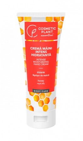 PRODUSE - Cremă intens hidratantă pentru mâini cu miere și lăptișor de matcă, 100 ml