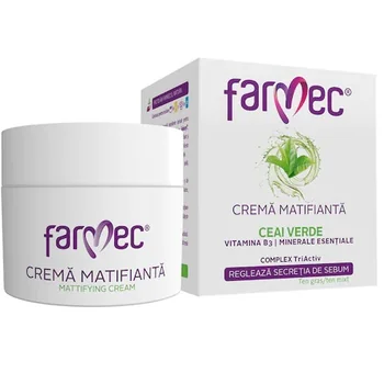 Fata - Crema matifianta pentru ten 50 ml Farmec