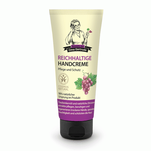 Circulatie periferica deficitara - Crema nutritiva pentru maini bio, 75ml, Oma Gertrude