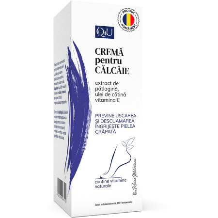 Ingrijire Picioare - Crema Pentru Călcâie Q4U 50 ml Tis Farmaceutic