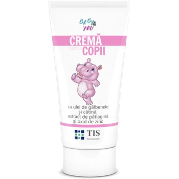 Multivitamine si minerale copii - Crema pentru copii Baby4You 50 ml Tis Farmaceutic
