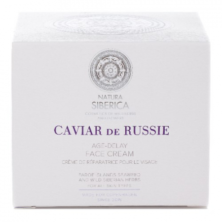 Circulatie periferica deficitara - Crema pentru fata Age-Delay, 50ml, Natura Siberica