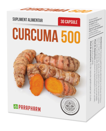 Antioxidanti - Curcuma 500 mg x 30 capsule Parapharm