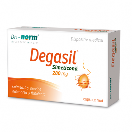 Digestie și metabolism - W-Degasil X 32 Capsule Moi