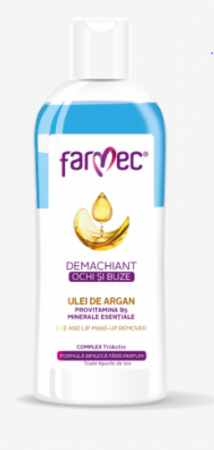 Altele - Farmec Demachiant pentru ochi și buze cu ulei de argan, 150 ml