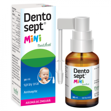 Multivitamine si minerale copii - Dentosept Mini Spray Gingival 30 ml