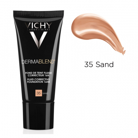 PRODUSE - Fond De Ten Corector Acoperire 16H Nuanta 35 Sand Dermablend X 30ML - Vichy