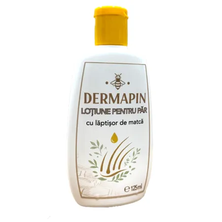 Caderea parului - Dermapin Loțiune Păr cu Lăptișor de Matcă 125 ml