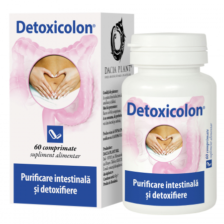 Produse autohtone - Detoxicolon, 60 comprimate
