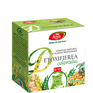 PRODUSE - Complex Detoxifierea colonului (D92), 28 plicuri