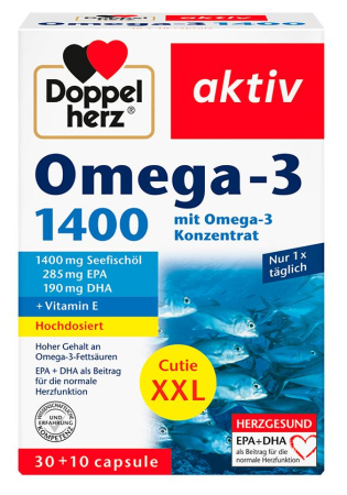 Omega-3 1400 mg 30+10 capsule gratis XXL
