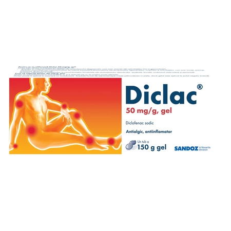 Reumatologie si Traumatisme - Diclac Gel 50Mg/G X 150 G