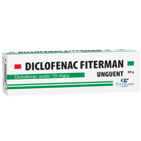 Diclofenac Fiterman 10mg/g unguent x 50g