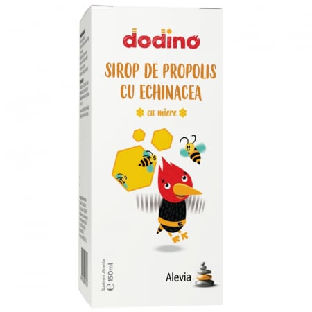 Altele - Dodino Sirop de Propolis cu Echinacea cu miere, 150 ml
