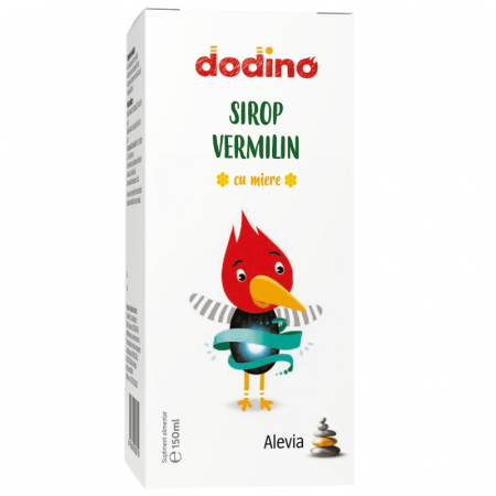 Paraziți intestinali - Dodino Sirop Vermilin cu miere, 150 ml