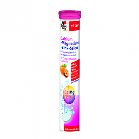 De toate cele.... - Doppelherz aktiv Calciu+magneziu+zinc+seleniu, 15 comprimate efervescente