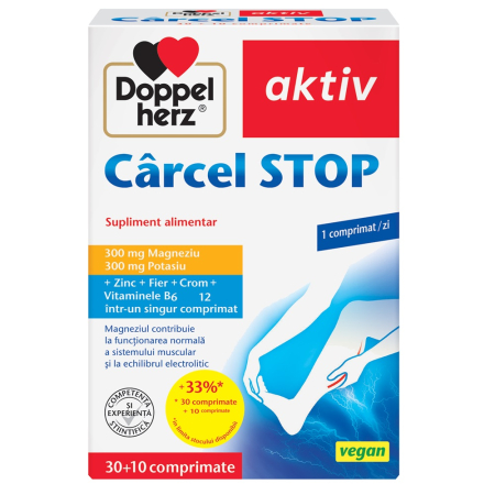 Multivitamine si minerale adulti - Doppelherz Aktiv Cârcel Stop 30 comprimate