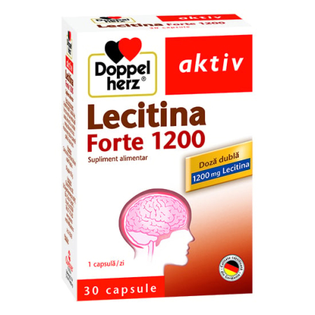 Multivitamine si minerale adulti - Doppelherz Aktiv Lecitina Forte 1200, 30 capsule