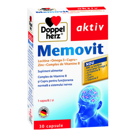 Circulatie - Doppelherz Aktiv Memovit, 30 capsule