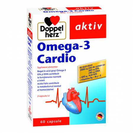 Inima mea - Doppelherz aktiv Omega-3 cardio, 60 capsule