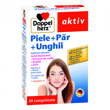 Altele - Doppelherz aktiv Piele+păr+unghii, 30 comprimate