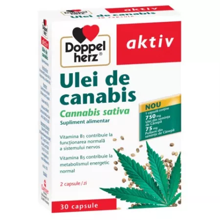 PRODUSE - Doppelherz aktiv Ulei de canabis, 30 capsule
