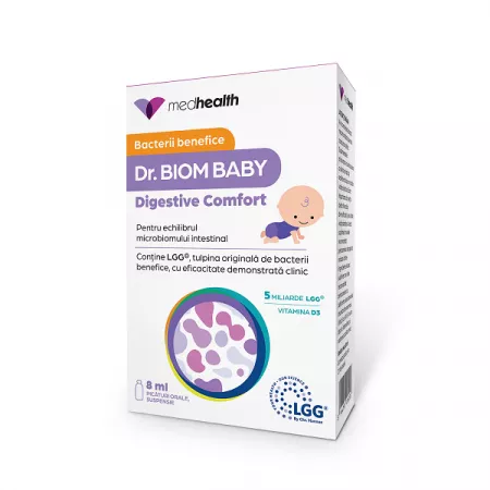 PRODUSE - Dr. Biom Baby Digestive Comfort picaturi orale, suspensie, 8 ml