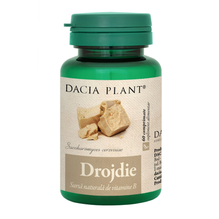 Multivitamine si minerale adulti - Drojdie Dacia Plant 60 comprimate