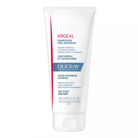 PRODUSE - Ducray sampon crema sebo-absorbant pentru par gras Argeal , 200ml