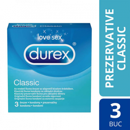 PRODUSE - Durex Classic prezervative, 3 bucati