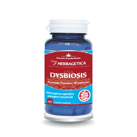 Multivitamine si minerale adulti - Dysbiosis 60 capsule Herbagetica