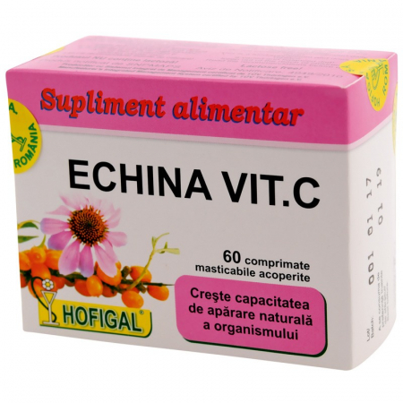 PRODUSE - Echina Vit C, 60 comprimate