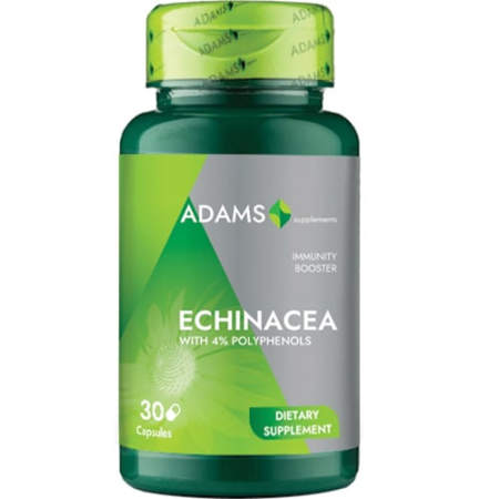 Aștept un bebeluș! - Echinacea 400mg 30cps. Adams Supplements