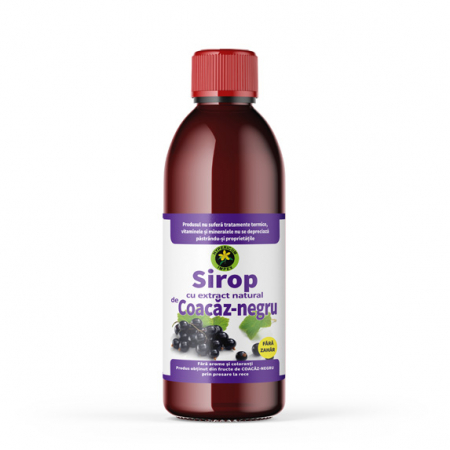 PRODUSE - Sirop de Coacaz negru fara zahar, 500 ml