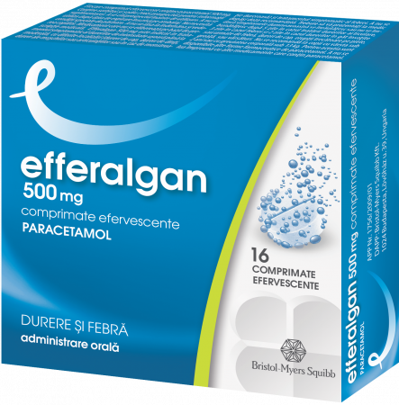 Circulatie periferica deficitara - Efferalgan 500 mg comprimate efervescente