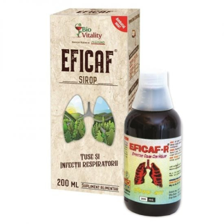 Sucuri si Siropuri Naturale - Eficaf Sirop Bio Vitality 200 ml