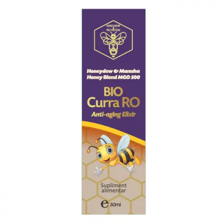 Digestie și metabolism - Elixir anti-aging Bio Curra Ro, 30ml