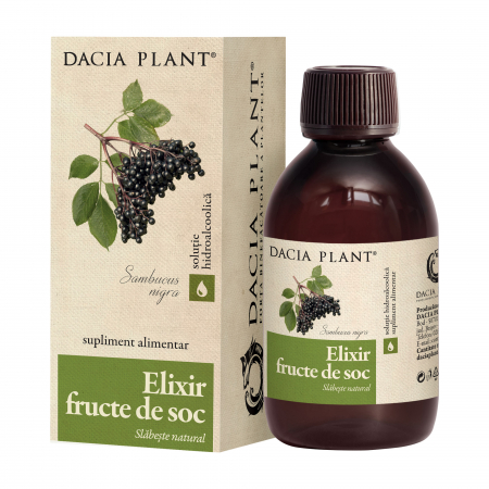 PRODUSE - Elixir din fructe de soc, 200 ml
