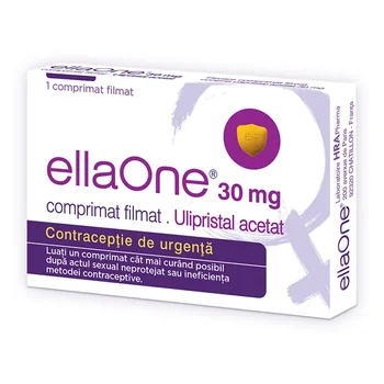 Contraceptive - Ellaone 30 mg 1 comprimat filmat, 1 capsule